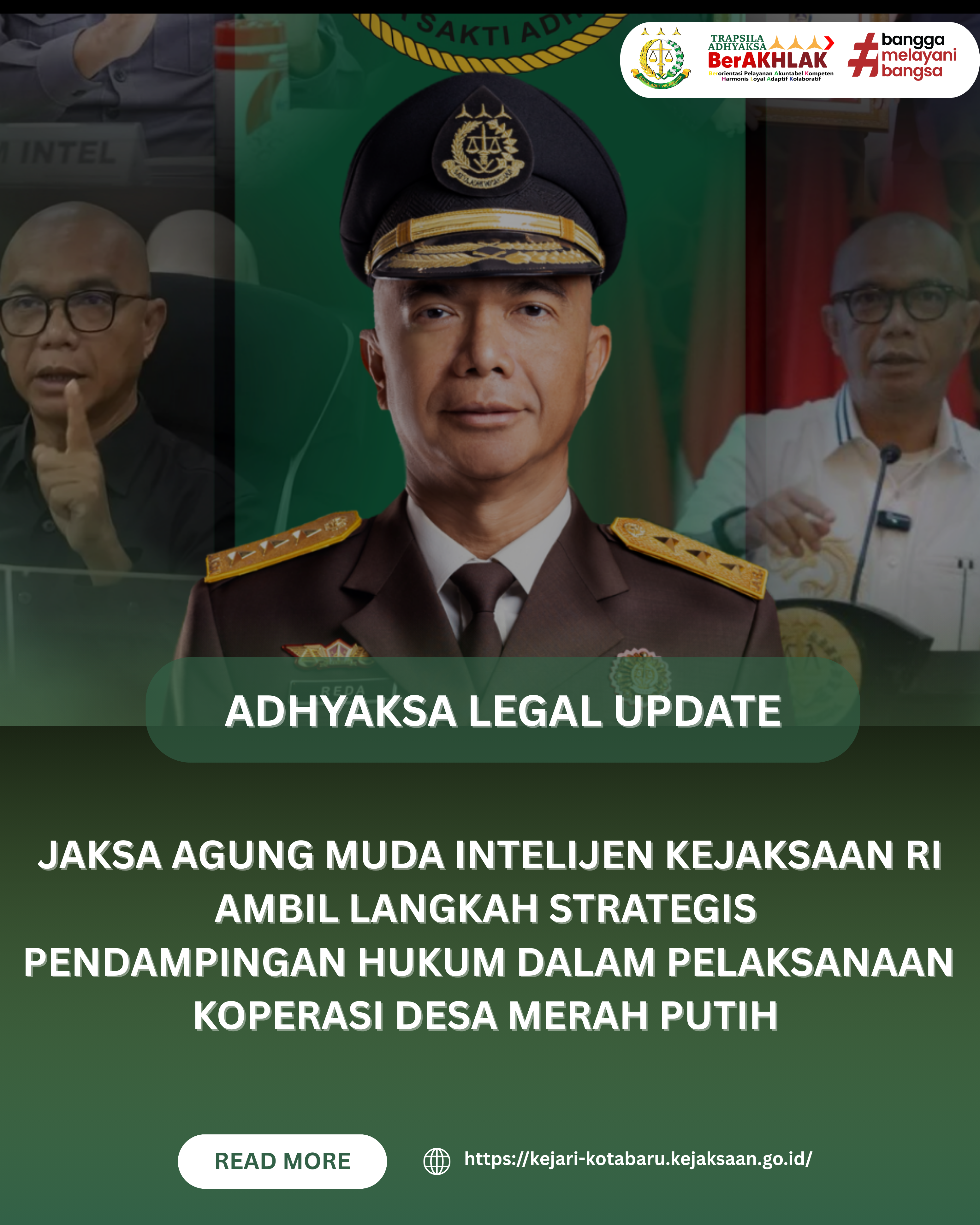 Jaksa Agung Muda Intelijen Kejaksaan Ri Ambil Langkah Strategis Pendampingan Hukum Dalam Pelaksanaan Koperasi Desa Merah Putih